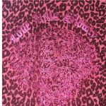 Ed Hardy  love kills slowly PINK LEOPARD print hoodie size XL Photo 7