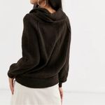 Free People  Echo Beach Pullover Sweater Majestic Oak Heathered Brown Size Small Photo 2