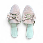 Cole Haan  Leela Bow Pink Suede Mules 10B Photo 6