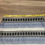 Talbots  Lace Stripe Pencil Skirt Blue Black White Size 10P Knee length Classy Photo 3