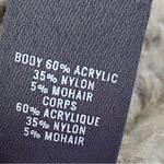 Aerie  Sweater Women OS Ivory Open Front Cardigan Cable Knit Sleevesless Mohair Photo 5