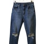 American Eagle Women Medium Wash Distressed High Rise Legging Denim Jeans Sz 6 # Photo 2