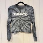 Friends TV Show Grey Tie Dye Long Sleeve Gray Photo 0