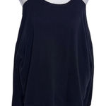 Black Distressed Sweatshirt Size Large Maeve Anthropologie Distressed Top Photo 0