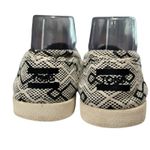 Toms Black Diamond Jacquard Rubber Sole Womens Classic Slip-On Casual Shoes 8 Photo 3