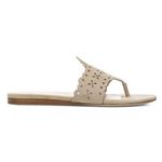 Veronica Beard Sylie Lasercut Eyelet Beige Suede Thong Sandal Flip Flops Photo 12