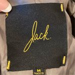 Urban Outfitters Jack Faux Leather Jacket Moto Biker Taupe M Photo 4