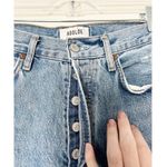 AGOLDE Fen Cropped Straight-Leg Jeans in Wander Wash Photo 6