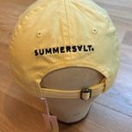 Summersalt  Baseball Cap Yellow Embroidered Going Places NWT Photo 2