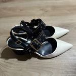 Charles and Keith Pointed Slingback Heel Studded Ankle Strap Party Pumps 6 / 36 Photo 1