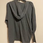 Athleta Purana Wrap Sweatshirt Charcoal Heather Grey- Size Small Photo 7