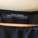 ZARA Premium Denim Collection Sheer High Low Shirt Photo 2