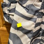 Jones New York  Zebra Print Button Up Trench Coat - Size Medium Photo 6