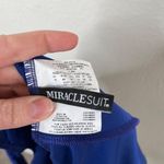 MiracleSuit  Blue Sanibel Faux Wrap One-Piece Slimming Swimsuit Size 18 Photo 2