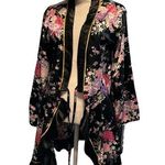 Floral Kimono Jacket Black Size undefined Photo 0