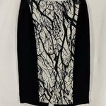 Rachel Roy  Midi Pencil Skirt Tree Branch Womens 4 Black Photo 0