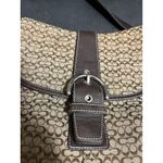 Coach Vintage Y2K Soho Shoulder Bag 6376 Signature Canvas Leather Trim Logo C Photo 1