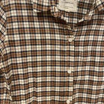 Current/Elliott  Plaid Button Down Shirt Size Small EUC Photo 2