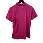 Under Armour  Pink Short Sleeve Golf Polo Medium New Photo 4