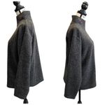 Victoria's Secret VS Victoria Secret Country 1/4 Zip Fleece Pullover Gray Small Floral Vintage Y2K Photo 2