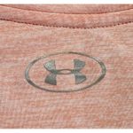 Under Armour Shirt Womens Small Orange Short Sleeve Heat Gear Loose Fit Photo 3