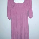 Kings Road LP Cottagecore Boho Peasant Dress Petite in Mauve Pink Size undefined Photo 0