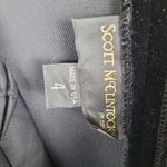 VTG Scott McClintock Petites Maxi Dress Velvet Size 4 Regent Goth Whimsigoth Black Photo 5