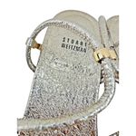 Stuart Weitzman * Sandals Womens Size 11.5  Gold Strappy Gladiator Quiet Luxury Photo 3