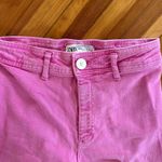 ZARA Marine Straight Jean in Hot Pink Size 4 Photo 4