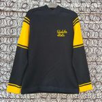Vintage Wichita State Shockers Varsity Cheerleader Embroidered Ringer Sweater Black Size M Photo 1