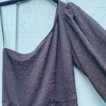 Reformation Brand new with tags  asymmetrical sparkly dress with puff sleeve Photo 3