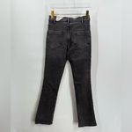 Free People We The Free Jeans Sz 25 Black Faded Low Maintenance Mid Rise Crop Boot‎ Cut Boho Photo 3