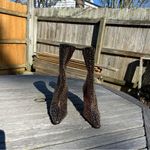 Jeffrey Campbell Nwot JEFFREY CAMPBELL iconic-e stiletto boot in bronze gold metallic size 5 Photo 4