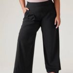 Athleta  Brooklyn Heights Wide Leg Pant, Black, Size 20 NWT Photo 1