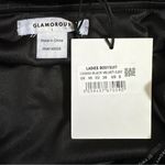 Revolve by Glamorous Black Velvet Off-Shoulder Bodysuit NWT Photo 9