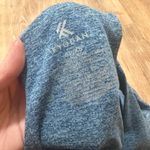 Kyodan | Woman's Blue Heathered Athletic Crop Top Gym Workout Sports Bra, XS Photo 3