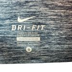 Nike  Dri-Fit Blue Heather Coral Trim 1/4 Zip Long Sleeve Athletic Top Size S Photo 4