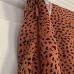 Nine West  brown and black animal print midi skirt. Photo 2
