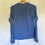 L.L.Bean light blue long sleeved athletic top women's size XS workout shirt Photo 4