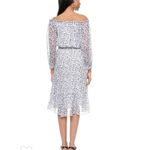 Diane Von Furstenberg  Off-Shoulder White and print Dress Photo 1