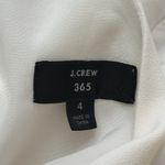 J.Crew  365 Wrap-tie Jumpsuit in Stretch Poplin White Sz 4 Photo 6