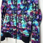 Athleta Floral Fade Bombastic Jacket Purple Turquoise Photo 3