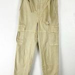 frame denim FRAME Khaki High Rise Safari Paperbag Belted Waist Csrgo Style Pants, Size 24 Photo 0