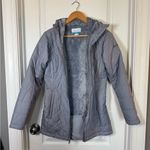 Columbia Gray Quilted Winter Sport Hooded Jacket size S Photo 5