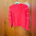 Lush Clothing Lush red/corral sweater size small Photo 2