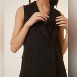 Anthropologie MARE MARE x  Blazer Sleeveless Mini Dress Chic in Black Size S NWT Photo 7