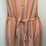 Anthropologie Drew Linen Jumpsuit Salmon Brown Size Small NWT Photo 2