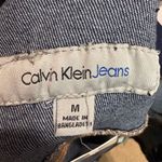 Calvin Klein Jeans dark blue denim cropped jean jacket size M NEW Photo 5