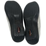 ARCOPEDICO LEINA GRAY NEUTRAL STRIPE FABRIC FLATS MARY JANES WOMENS EU 41 US 10 Silver Photo 6