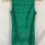 Eliza J  Lace Sleeveless Dress Green Size 0P Photo 0